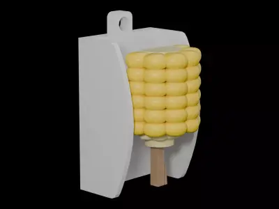 Street Food-Butter Corn  3D print model