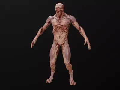 Bloodsucker Low-poly 3D model