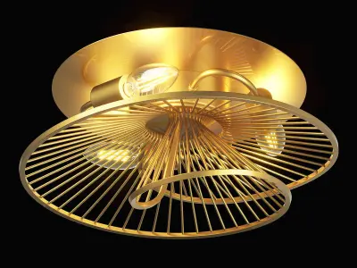 728 Zeta Lightstar Collection of Modern Lamps  Spiral 3D Model Pack