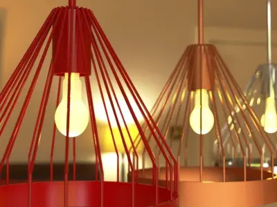 Pendent lamp 3D model
