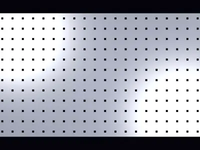 Perforated panel with 4 percent opening 25O109 3D model