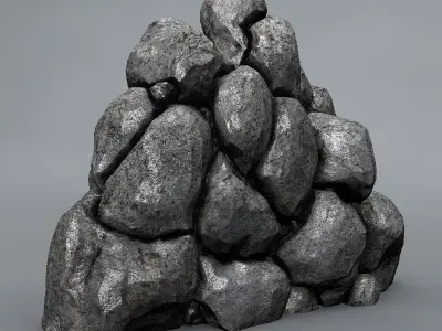 Stone Pile 3D model