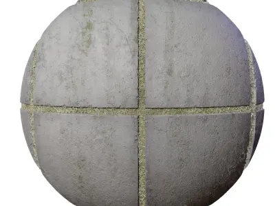 Hemase Mat 04 - Concrete - 2 Mats - Sbsar Texture