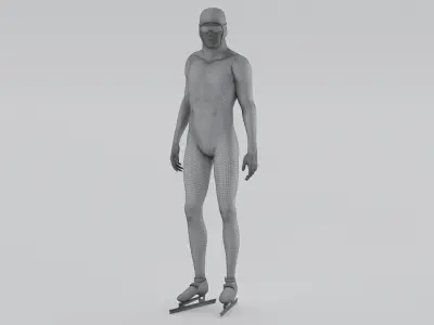  Speed Skater Animated HQ 002 Standard License 