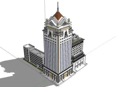 vacation spot-Resort-Fashion Leisure Hotel-0230 3D model