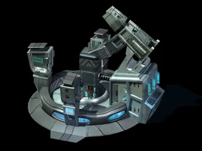 Machinery - Spacecraft - Functional Objects 020 3D model