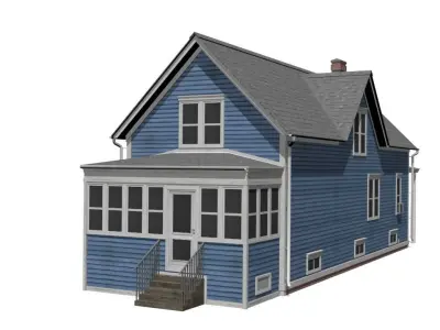 House Low-poly 3D model 39