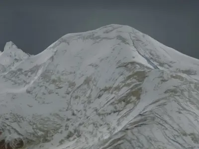Highest Mountains in The World Everest etc Low-poly 3D model