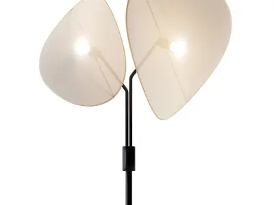 MANTA floor lamp with shade 3D model