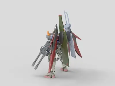 Gundam 00 Heavy 3D model