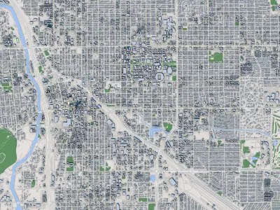 Tucson City Arizona 3D model