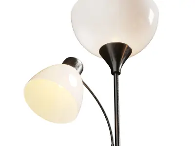 Torchiere William Standing Floor Lamp Low-poly 3D model