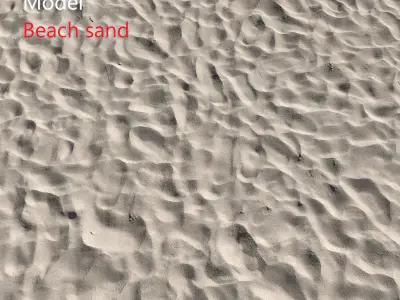 Ultra realistic Sand 3D Model Pack
