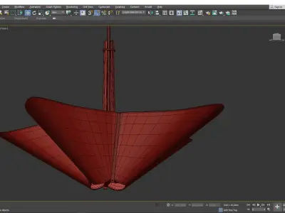  Kirigami 4 Light Adjustable Pendant Light Low-poly 3D model