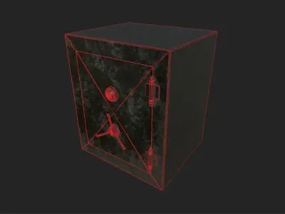 Safes Pack Low-poly 3D model