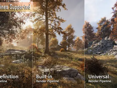 The Toby Foliage Engine Low-poly 3D model