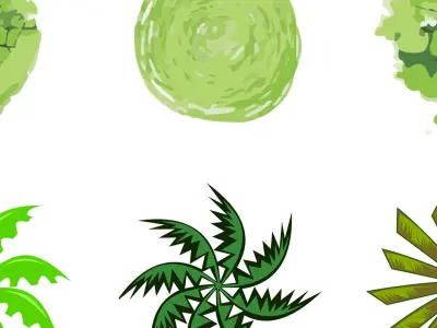 Landscape Tree Plan View 121 Symbol  Texture