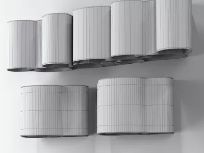 Honey By Stilnovo wall light  Low-poly 3D model