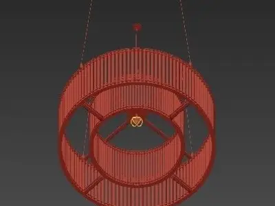 Stilio Uno Pendant Lamp LED 3D model