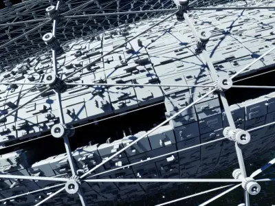 Space Station 2 3D model