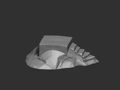 Dwarven Statue Modular  3D print model