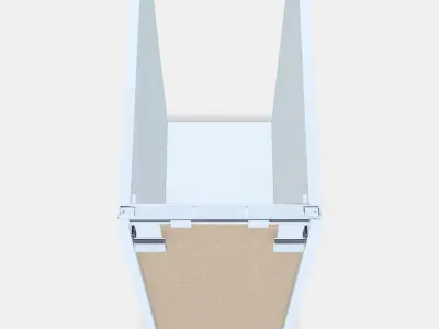 METOD Base cabinet frame 6 Low-poly 3D model