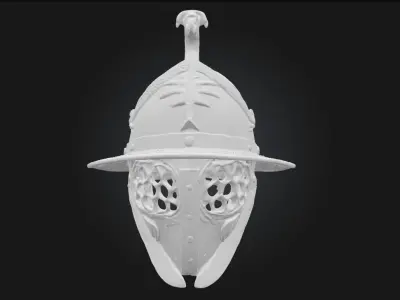 Gladiators Helm Ancient Combat Helmet Model 3D model