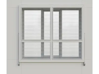 Shutters 8 window with 3D model
