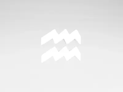 Aquarius v2 002 Low-poly 3D model