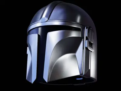 MANDALORIAN HELMET - Lifesize - Fan Art 3D Print Model 3D print model