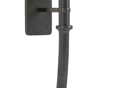 Bar Set 01 part3 Wall Lights corona  vray 3D model