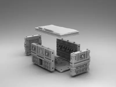 Modular Mayan build 3D print model