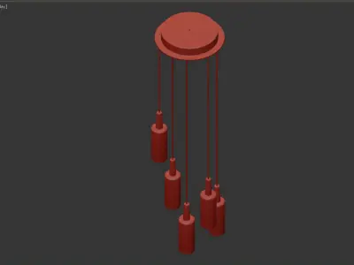 OAKHAM Suspension lamp 3D model