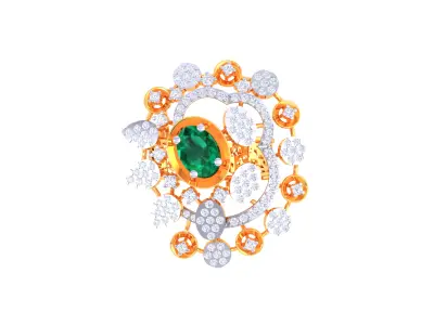 Women Ring  Render 3dm STL OBJ FBX Details 3D print model order