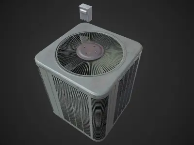 AC Unit Low-poly 3D model buy