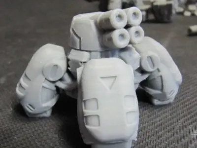 CHIBI-TECH SD - RX-4 ION CANNONS 3D print model