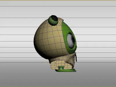 Cute Alien 3D model