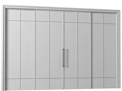 Interior sliding Doors in Loft style 3D model