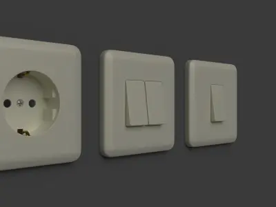 Electrical Switch Outlet 3D model
