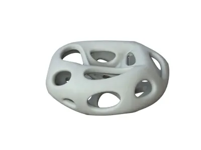 SciFi Cube Object No 66322 Low Poly Shape Low-poly 3D model