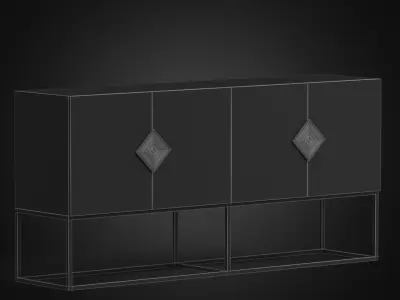 Miramar Carmel Sierra Buffet 3D model