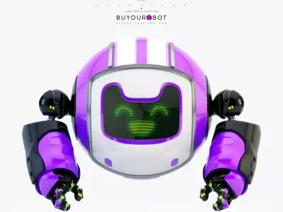 Dog walker IX bot 3D model