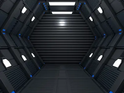 Sci Fi Corridor 3D model
