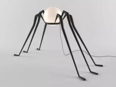 Spider floor lamp 3D model