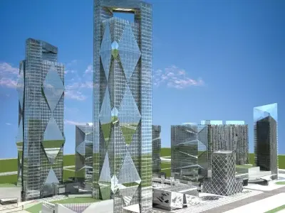 Cityscape 8 3D model