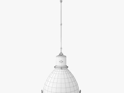 Fulton Large Pendant 3D model