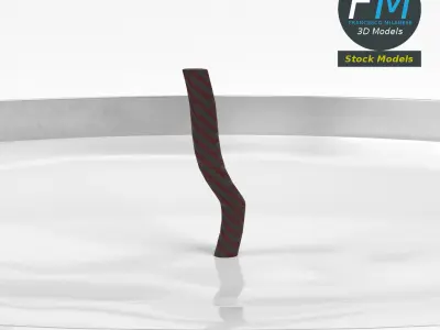 Tealight candle 3D model