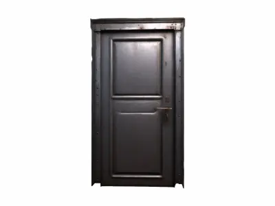 3d Model Office Building Security Access Metal Door 3D model