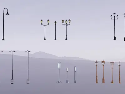 Street  Lights 3D model