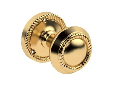Georgian Mortice Door Knob 3D model